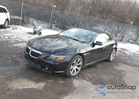 2006 BMW 650I z USA, uszkodzony, nr VIN WBAEK13466CN78614
